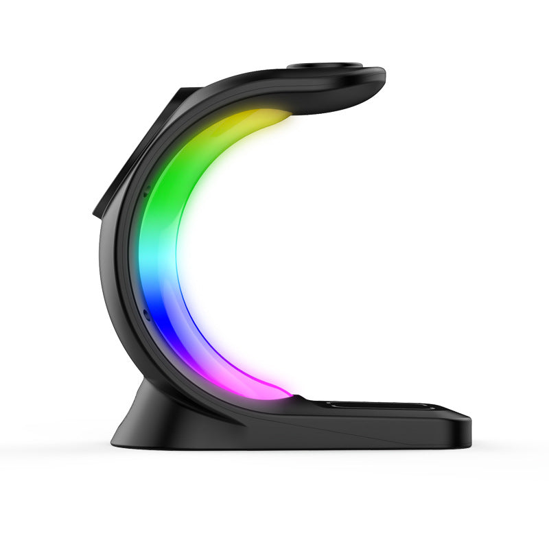4-in-1 Magnetic Wireless Charging Station with RGB Light