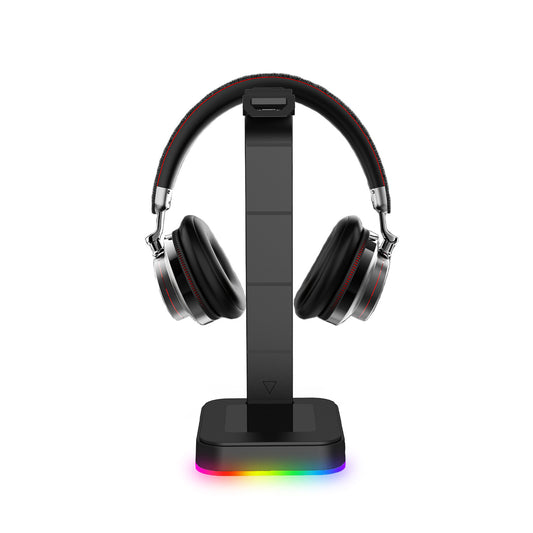 RGB Gaming Headphone Stand with USB Ports